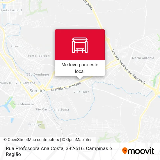 Rua Professora Ana Costa, 392-516 mapa
