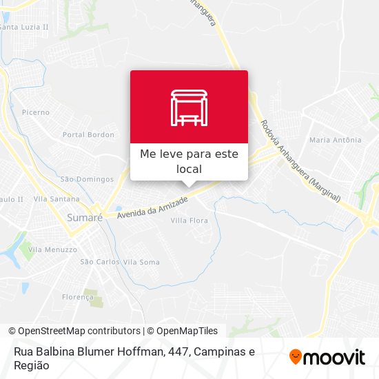 Rua Balbina Blumer Hoffman, 447 mapa