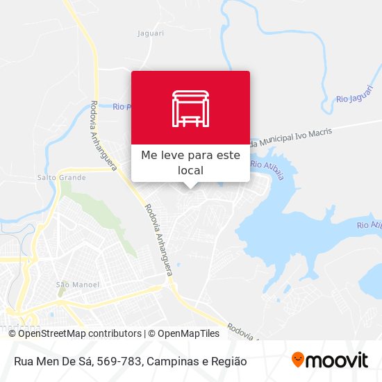 Rua Men De Sá, 569-783 mapa