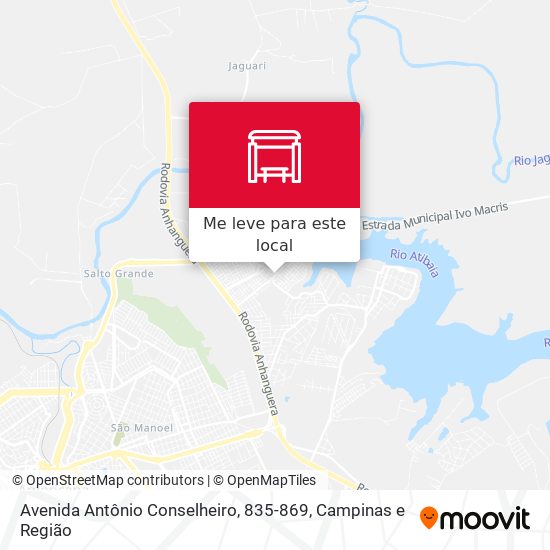 Avenida Antônio Conselheiro, 835-869 mapa