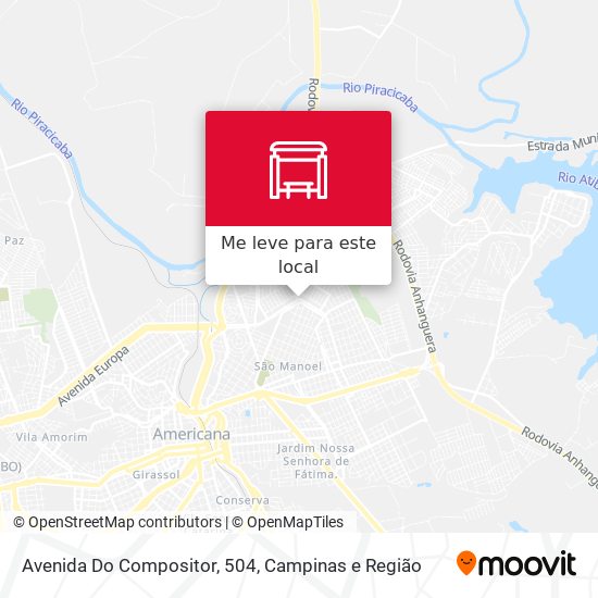 Avenida Do Compositor, 504 mapa