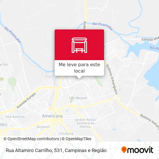 Rua Altamiro Carrilho, 531 mapa