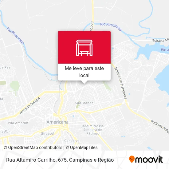 Rua Altamiro Carrilho, 675 mapa
