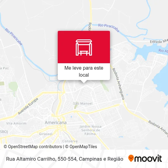 Rua Altamiro Carrilho, 550-554 mapa