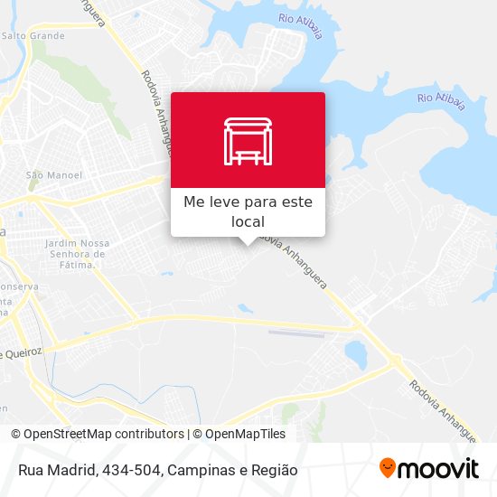 Rua Madrid, 434-504 mapa