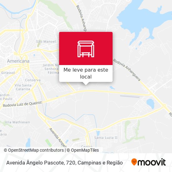 Avenida Ângelo Pascote, 720 mapa