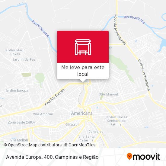Avenida Europa, 400 mapa