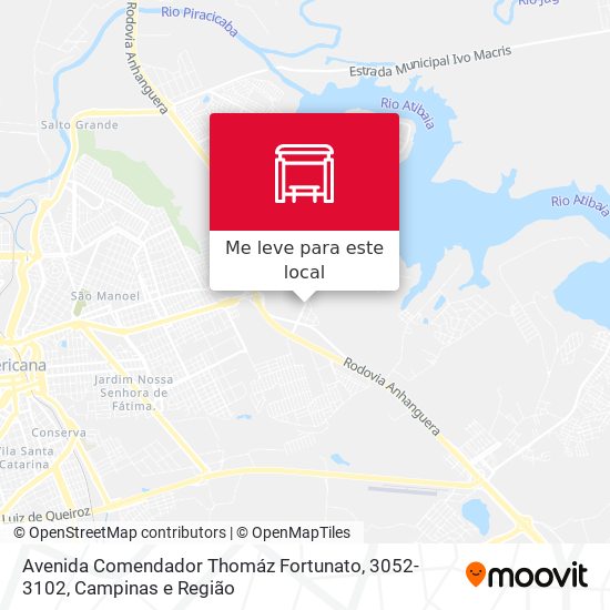 Avenida Comendador Thomáz Fortunato, 3052-3102 mapa