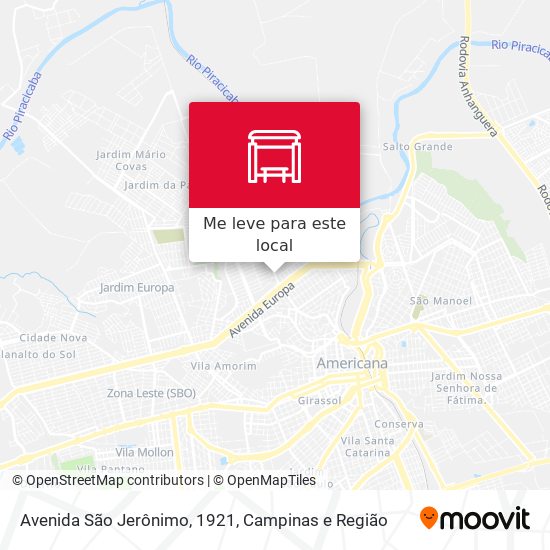 Avenida São Jerônimo, 1921 mapa