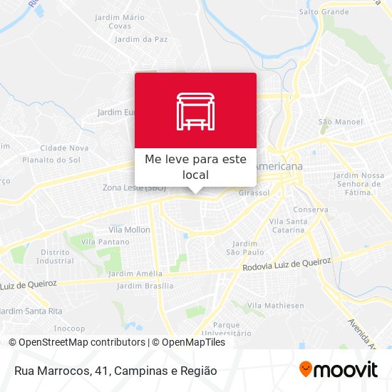 Rua Marrocos, 41 mapa