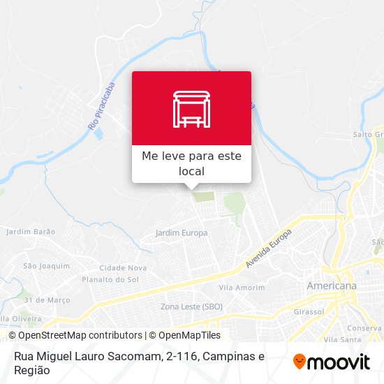 Rua Miguel Lauro Sacomam, 2-116 mapa