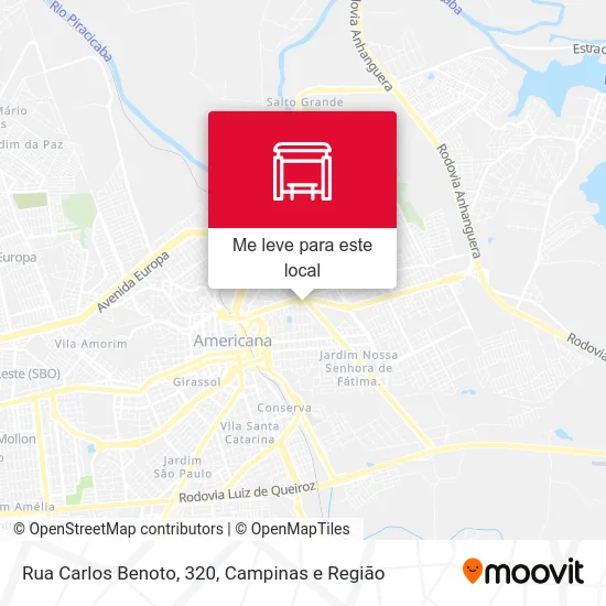 Rua Carlos Benoto, 320 mapa
