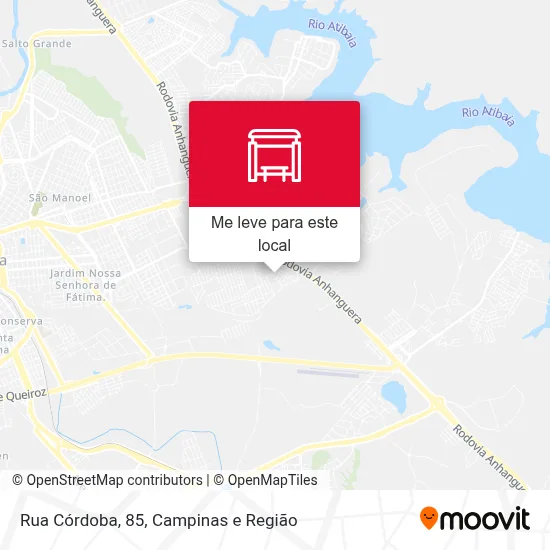 Rua Córdoba, 85 mapa