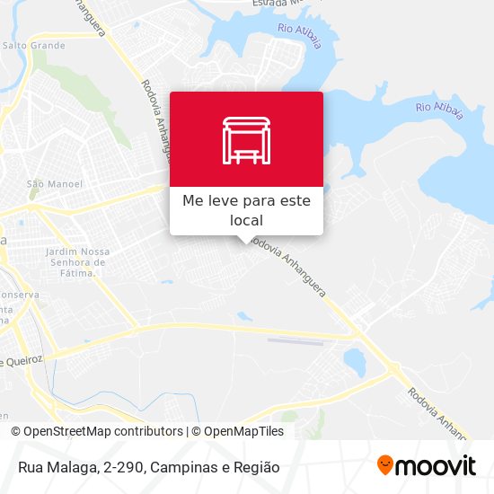 Rua Malaga, 2-290 mapa