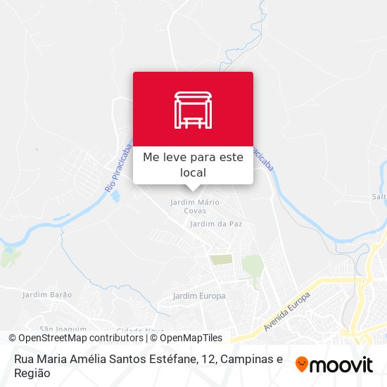 Rua Maria Amélia Santos Estéfane, 12 mapa