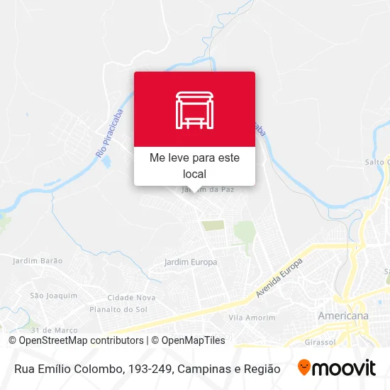 Rua Emílio Colombo, 193-249 mapa