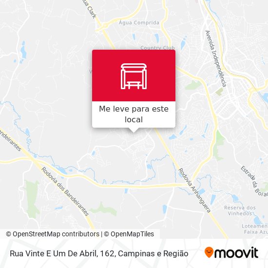 Rua Vinte E Um De Abril, 162 mapa