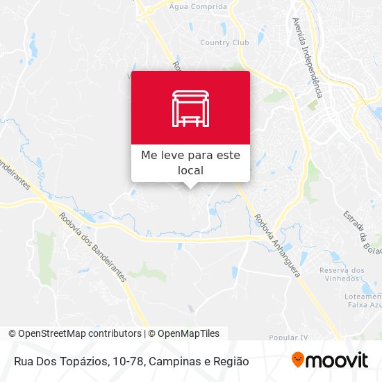 Rua Dos Topázios, 10-78 mapa