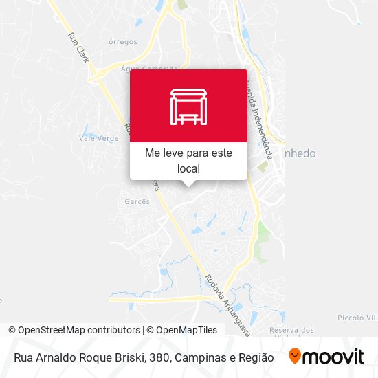 Rua Arnaldo Roque Briski, 380 mapa