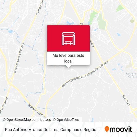 Rua Antônio Afonso De Lima mapa