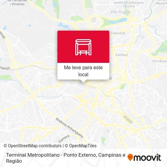 Terminal Metropolitano - Ponto Externo mapa