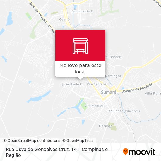 Rua Osvaldo Gonçalves Cruz, 141 mapa