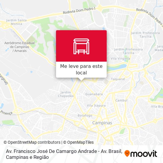 Av. Francisco José De Camargo Andrade - Av. Brasil mapa