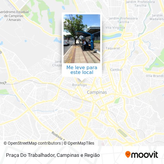 Praça Do Trabalhador mapa