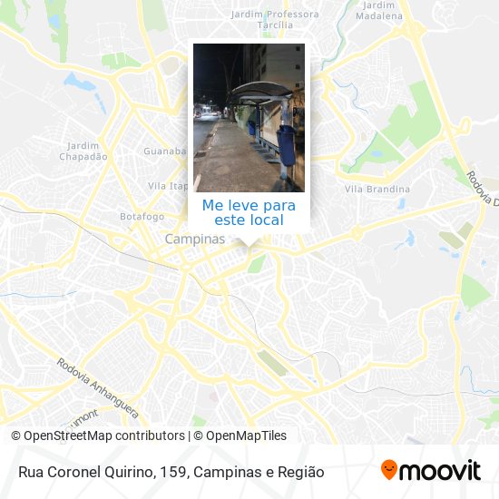 Rua Coronel Quirino, 159 mapa