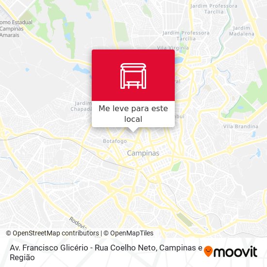 Av. Francisco Glicério - Rua Coelho Neto mapa