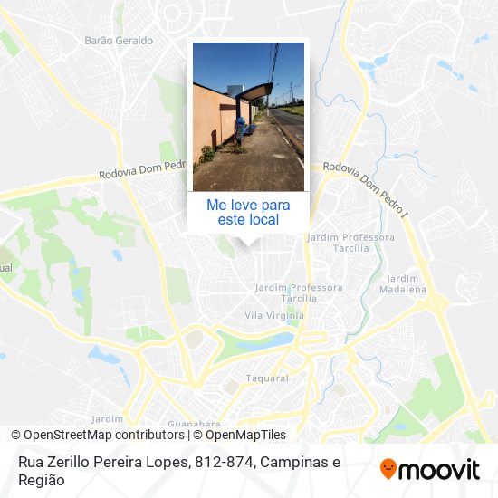 Rua Zerillo Pereira Lopes, 812-874 mapa