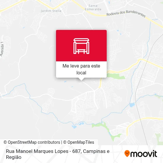 Rua Manoel Marques Lopes -  687 mapa
