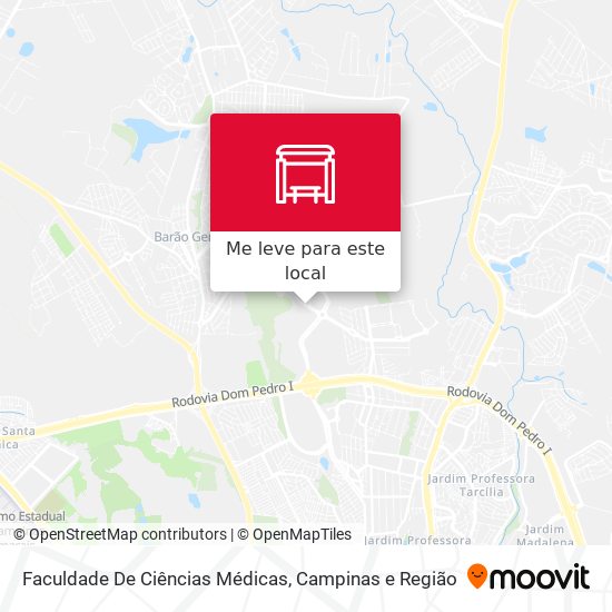 Faculdade De Ciências Médicas mapa