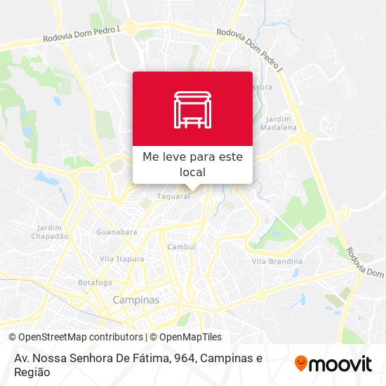 Av. Nossa Senhora De Fátima, 964 mapa