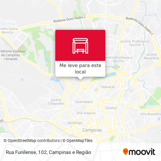 Rua Funilense, 102 mapa