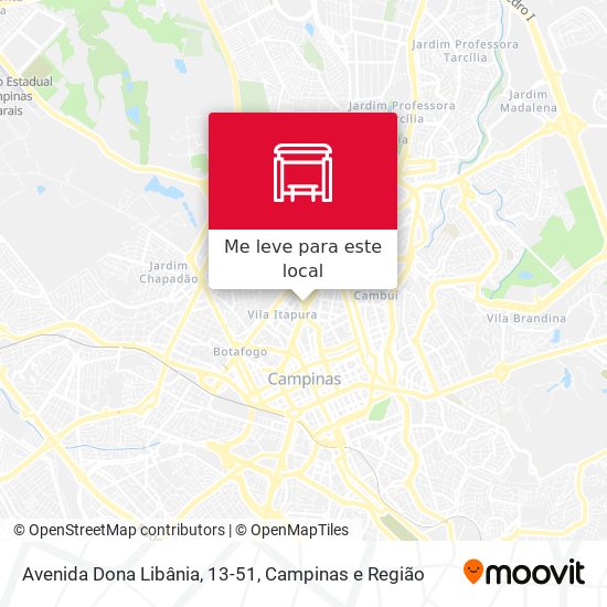 Avenida Dona Libânia, 13-51 mapa