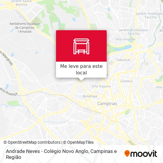 Andrade Neves - Colégio Novo Anglo mapa