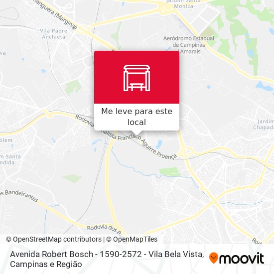 Avenida Robert Bosch -  1590-2572 - Vila Bela Vista mapa