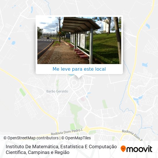 Instituto De Matemática, Estatística E Computação Científica mapa