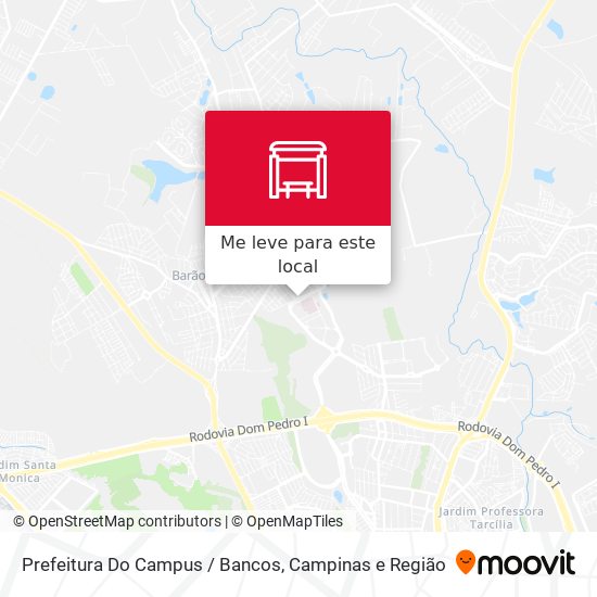 Prefeitura Do Campus / Bancos mapa