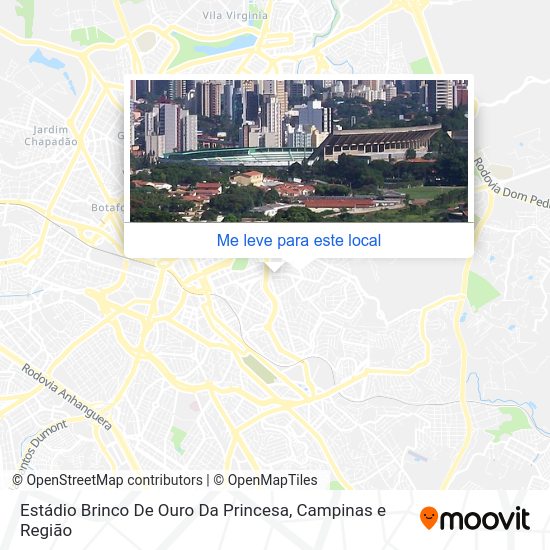 Estádio Brinco De Ouro Da Princesa mapa