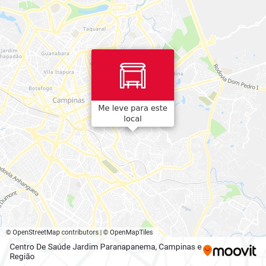 Centro De Saúde Jardim Paranapanema mapa