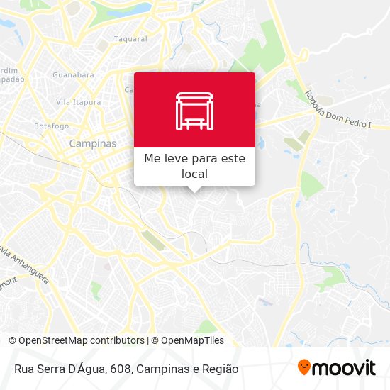 Rua Serra D'Água, 608 mapa