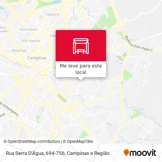 Rua Serra D'Água, 694-756 mapa