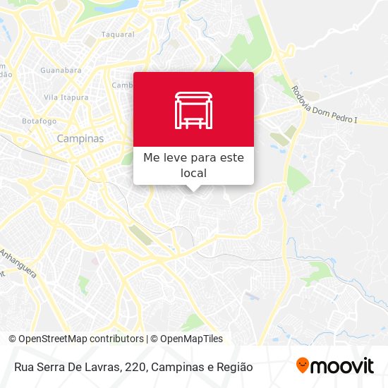 Rua Serra De Lavras, 220 mapa