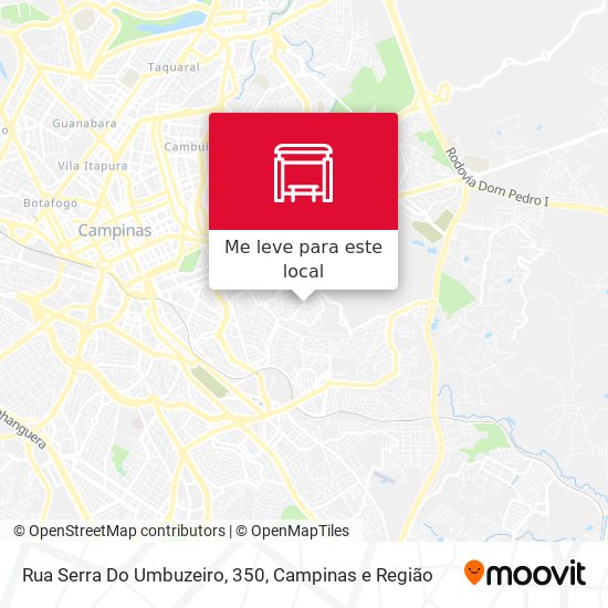 Rua Serra Do Umbuzeiro, 350 mapa