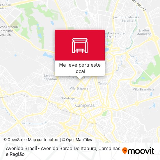 Avenida Brasil - Avenida Barão De Itapura mapa