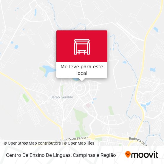 Centro De Ensino De Línguas mapa