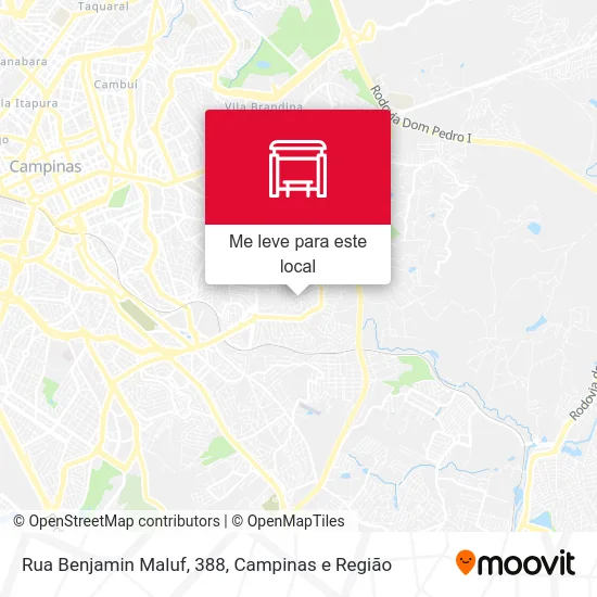 Rua Benjamin Maluf, 388 mapa