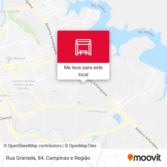 Rua Granada, 84 mapa